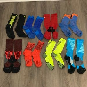 Nike Elite Crew Socks Lot - 8 Pairs
